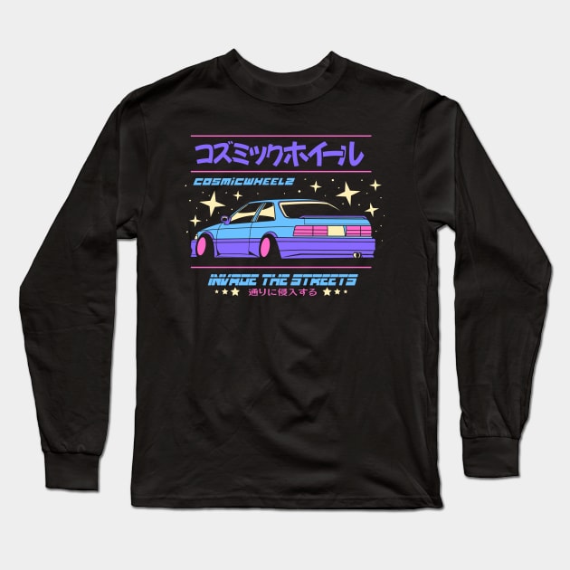 PLAYFUL HONDA Long Sleeve T-Shirt by COSMICWHEELZ